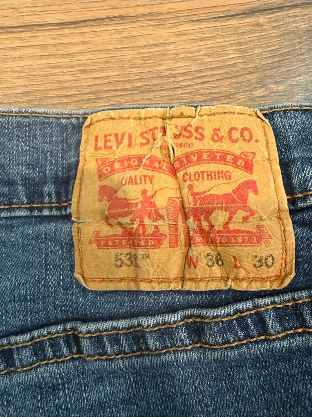 Men's Levi 531 Denim Jeans W36xL30